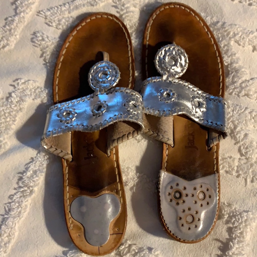 Silver Jack Rogers size 9